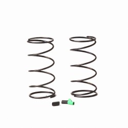 1/10 Front Shock Spring-Green/Black (2pcs)0.090kg/mm For Type R 1/10 Front Shock Spring-Green/Black (2pcs)0.090kg/mm For Type R