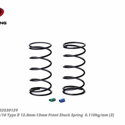 1/10 Front Shock Spring Blue+Green  (2pcs)0.110kg/mm For Type R