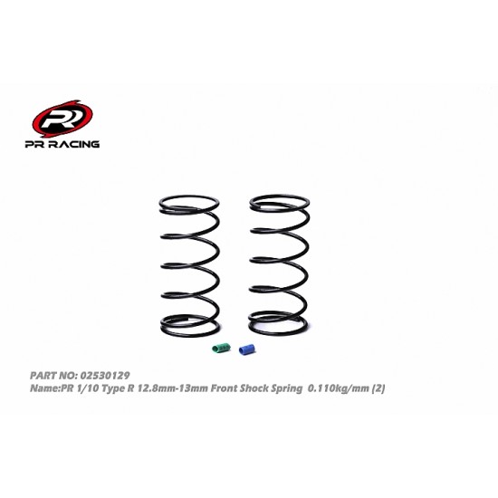 1/10 Front Shock Spring Blue+Green  (2pcs)0.110kg/mm For Type R