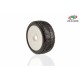 2027(S)-Soft Tyres with white wheels and BLUE Insert Closed Cell * 2pcs (30 Degree)