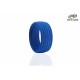 2027(S)-Soft Tyres with white wheels and BLUE Insert Closed Cell * 2pcs (30 Degree)