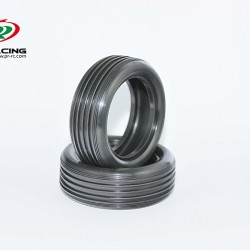 2wd Ribbed Front Tires, Hard, Style 1602, 2pcs, buggy