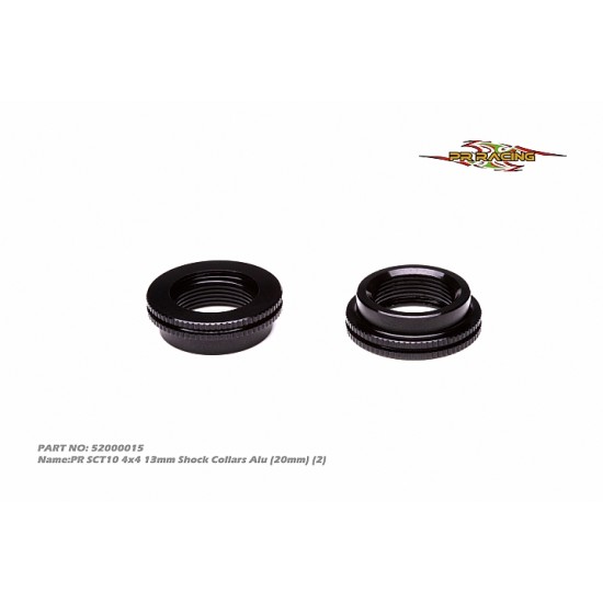 PR SCT10 4x4 13mm Shock Collars Alu (20mm) (2)