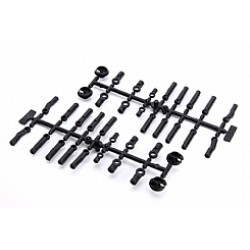 Shock End & Spring Cup Set & Rod End Parts Tree, 1pr