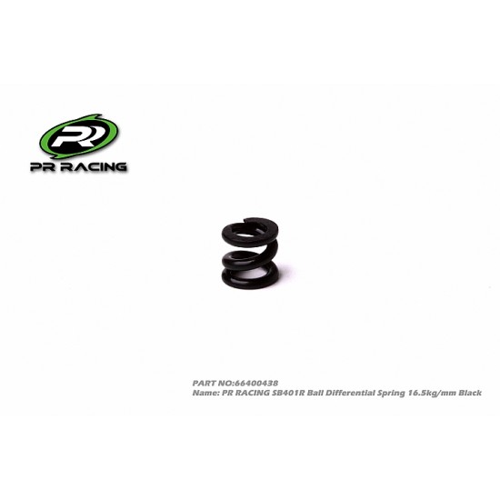 SB401R Ball Differential Spring 16.5kg/mm Black (1)