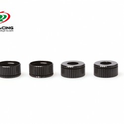 Lower Shock Seal Cap =.5mm, Black, 4pcs Lower Shock Seal Cap =.5mm, Black, 4pcs