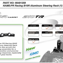 B10R Aluminum Steering Rack B10R Aluminum Steering Rack