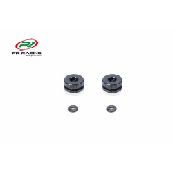Battery retaining nut (Black), New Version Battery retaining nut (Black), New Version