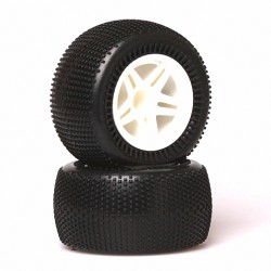 3301 Style 2.2 Stadium tires(Silver) with White 2.2 ST Wheels 3301 Style 2.2 Stadium tires(Silver) with White 2.2 ST Wheels