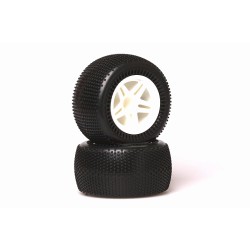 3301 Style 2.2 Stadium tires(Silver) with White 2.2 ST Wheels 3301 Style 2.2 Stadium tires(Silver) with White 2.2 ST Wheels