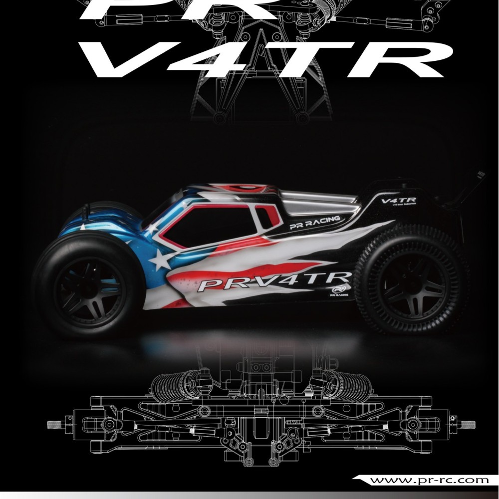 2024 S1V4TR 10th Electric 2WD Stadium Truck Kit