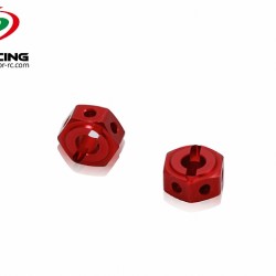 SB401 CNC Wheel Hex 14mm, 6.0mm thick (Aluminum) *2pcs  SB401 CNC Wheel Hex 14mm, 6.0mm thick (Aluminum) *2pcs