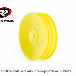 19x38mm 2WD Front Wheel 12mm*2pcs(Yellow)For IFMAR