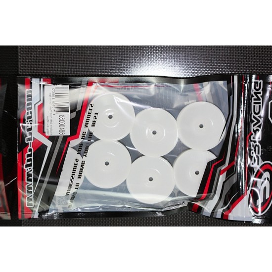19x38mm 2WD Front Wheel 12mm*8pcs(White)For IFMAR