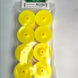 PR Racing 26x38mm 4WD Front Wheel 12mm Yellow For IFMAR 8pcs PR Racing 26x38mm 4WD Front Wheel 12mm Yellow For IFMAR 8pcs