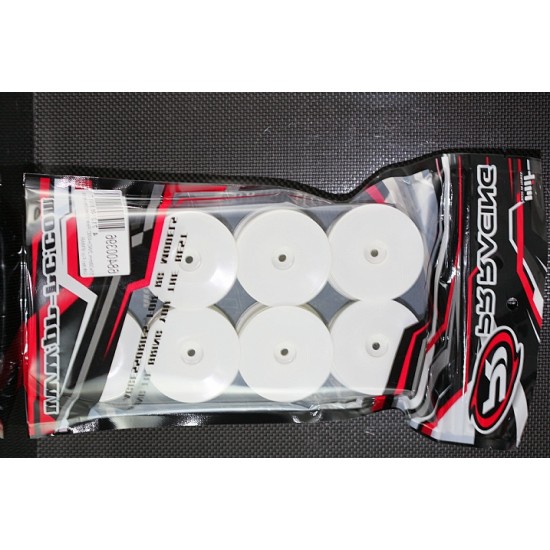 55x38mm 2WD+4WD Rear Wheels 12mm*8pcs(White)For IFMAR