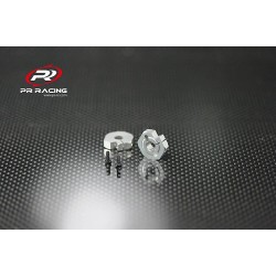 14mm* 5.2mm Clamping Wheel Hex Set *2pcs Silver 14mm* 5.2mm Clamping Wheel Hex Set *2pcs Silver
