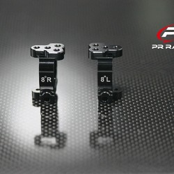 SB401 Caster Block 8 degree R/L CNC- 1pr Black SB401 Caster Block 8 degree R/L CNC- 1pr Black