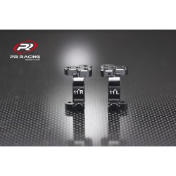 SB401 Caster Block 11 degree R/L CNC- 1pr Black