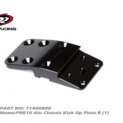 PRB10 Alu Chassis Kick Up Plate B (1) PRB10 Alu Chassis Kick Up Plate B (1)