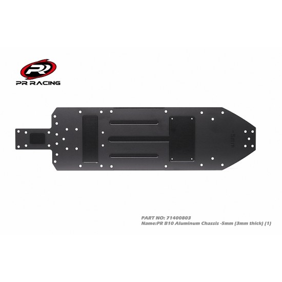 PR B10 Aluminum Chassis -5mm (3mm thick) PR B10 Aluminum Chassis -5mm (3mm thick)