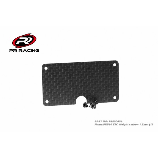 PRB10 ESC Weight carbon 1.5mm (1)
