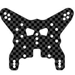 SB401-LW Rear Carbon Fiber Shock Tower-4mm*1pcs SB401-LW Rear Carbon Fiber Shock Tower-4mm*1pcs