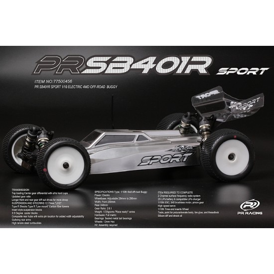 PR SB401-R-SPORT 10th Electric 4wd Off Road Buggy Kit  (1)