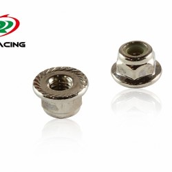 M4 Flanged & Knurled Locknut, 6pcs M4 Flanged & Knurled Locknut, 6pcs