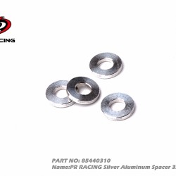 Aluminum Ball Stud Spacer, 0.9 mm, Silver, 4pcs Aluminum Ball Stud Spacer, 0.9 mm, Silver, 4pcs