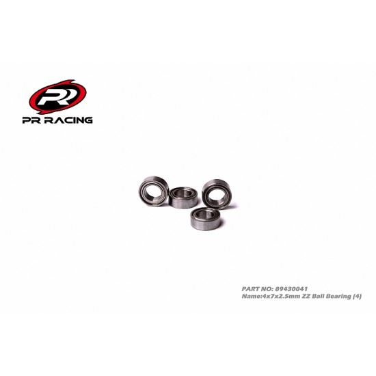 4x7x2.5mm ZZ Ball Bearing (4)