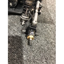 Brass Clamping Wheel Hex 12mmx4.2, 2pc