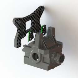 SB401 Shock Plate, +1mm carbon fiber SB401 Shock Plate, +1mm carbon fiber