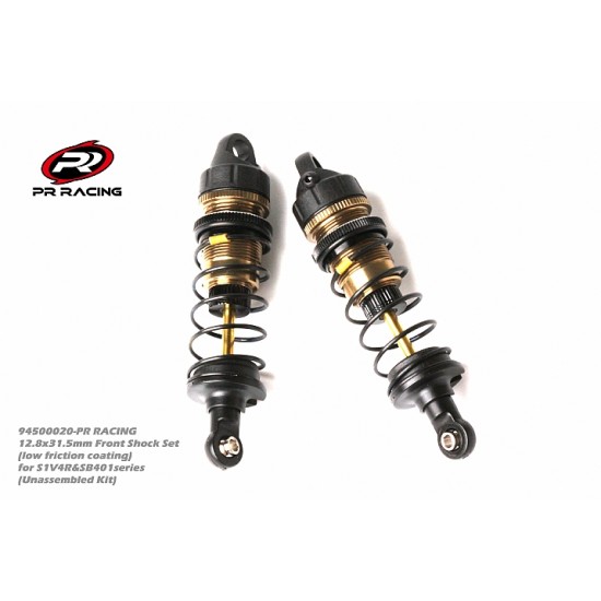 Front Shock Set (low friction coating),12.8mm bore for S1V4R & SB401 series 