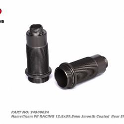 Team PR RACING 12.8x39.5mm Smooth Coated  Rear Shock Body (2) Team PR RACING 12.8x39.5mm Smooth Coated  Rear Shock Body (2)