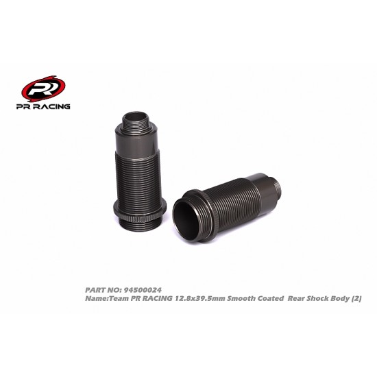 Team PR RACING 12.8x39.5mm Smooth Coated  Rear Shock Body (2)