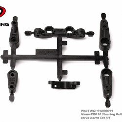PRB10 Steering Bell Crank & Rack & servo horns Set (1)  PRB10 Steering Bell Crank & Rack & servo horns Set (1)