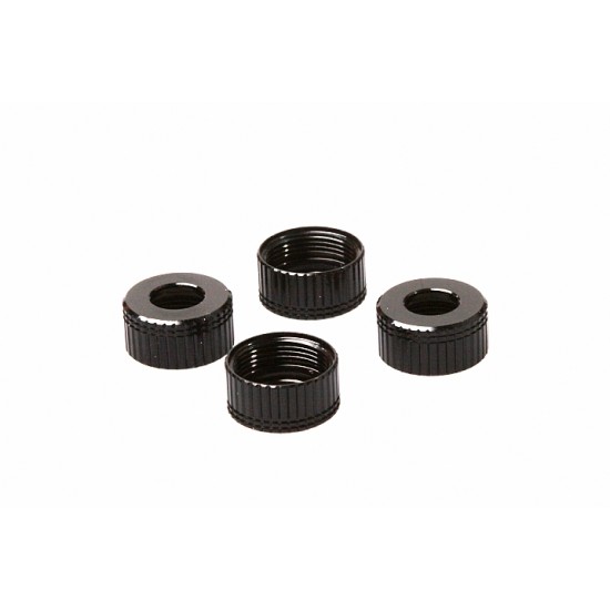 Lower Shock Seal Cap+0.5mm- Black V4  (4)