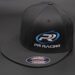 PR Racing FlexFit FlatBill, Light Blue Logo, Lg/X-Lg PR Racing FlexFit FlatBill, Light Blue Logo, Lg/X-Lg