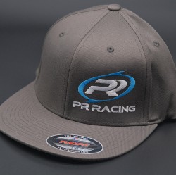PR Racing FlexFit FlatBill, Light Blue Logo, Lg/X-Lg PR Racing FlexFit FlatBill, Light Blue Logo, Lg/X-Lg