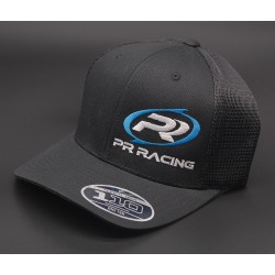 PR Racing FlexFit 110 Trucker Snapback, Light Blue Logo PR Racing FlexFit 110 Trucker Snapback, Light Blue Logo